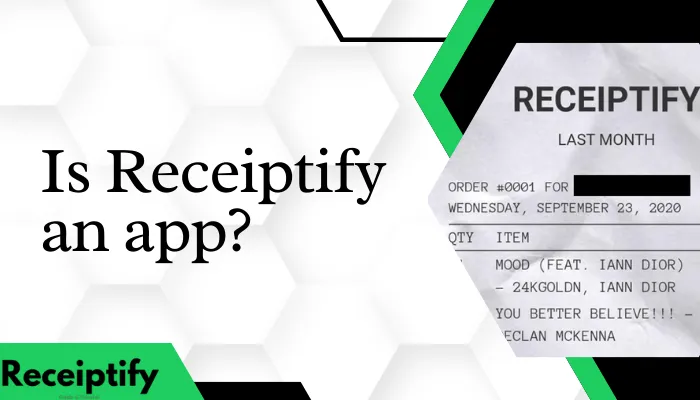 Is Receiptify an app