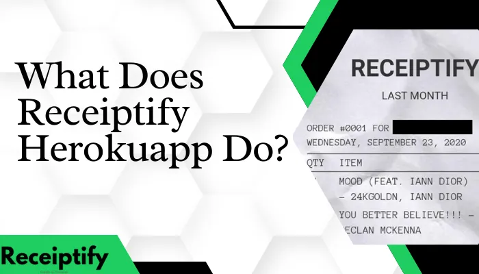 What Does Receiptify Herokuapp Do