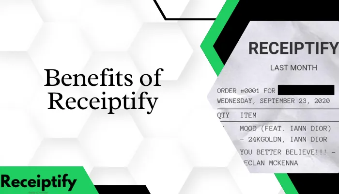 Benefits of Receiptify